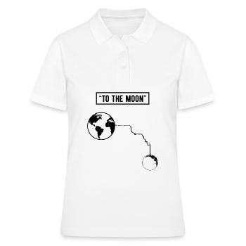 Shareholders | Equities Trading Finance Share Gift - Women's Polo Shirt - white - Front - Ailine (174cm)