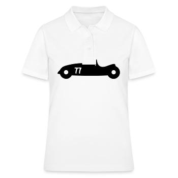 Ancienne voiture - Polo Femme - blanc - Devant - Ailine (174cm)