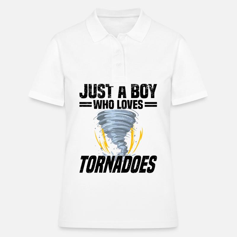 Tornado Hunter Tornado Tornado Chaser Ouragan - Polo Femme - blanc