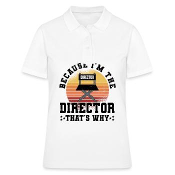 Director Filmmaker Feature Film Film - Women's Polo Shirt - white - Front - Ailine (174cm)