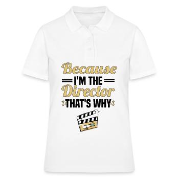 Director Filmmaker Feature Film Film - Women's Polo Shirt - white - Front - Ailine (174cm)