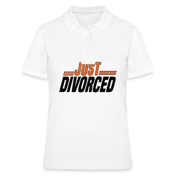 Divorce Séparation Mariage Ex Partie au divorce - Polo Femme - blanc - Devant - Ailine (174cm)