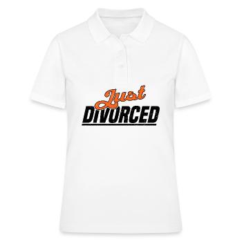 Divorce Séparation Mariage Ex Partie au divorce - Polo Femme - blanc - Devant - Ailine (174cm)