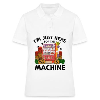 Casino Gambling Slot Machine à sous Jeu de cartes - Polo Femme - blanc - Devant - Ailine (174cm)