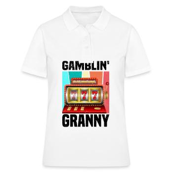Casino Gambling Slot Machine à sous Jeu de cartes - Polo Femme - blanc - Devant - Ailine (174cm)
