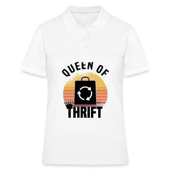 Magasin d’occasion Eco Hipster d’occasion - Polo Femme - blanc - Devant - Ailine (174cm)