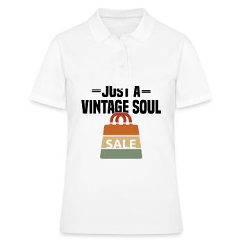 Magasin d’occasion Eco Hipster d’occasion - Polo Femme - blanc - Devant - Ailine (174cm)