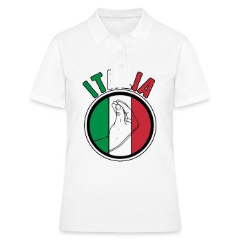 Italie Italien Italien Italie - Polo Femme - blanc - Devant - Ailine (174cm)