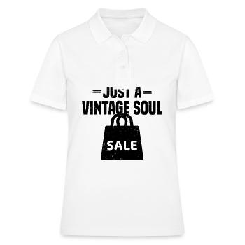 Magasin d’occasion Eco Hipster d’occasion - Polo Femme - blanc - Devant - Ailine (174cm)