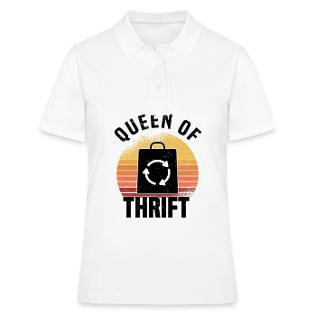Magasin d’occasion Eco Hipster d’occasion - Polo Femme - blanc - Devant - Ailine (174cm)