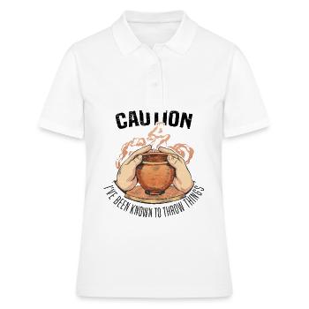Töpfern Ton Töpferkurs Töpferei Getöpfert - Frauen Polo Shirt - Weiß - Vorne - Ailine (174cm)
