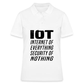 Internet Of Things IOT Programmierer Admin IT - Frauen Polo Shirt - Weiß - Vorne - Ailine (174cm)