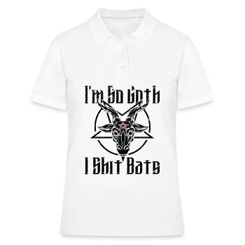 Satan Beelzebub Teufel Gothic Pentagram Mystisch - Frauen Polo Shirt - Weiß - Vorne - Ailine (174cm)