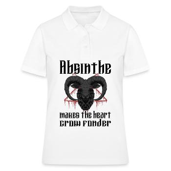 Satan Beelzebub Teufel Gothic Pentagram Mystisch - Frauen Polo Shirt - Weiß - Vorne - Ailine (174cm)