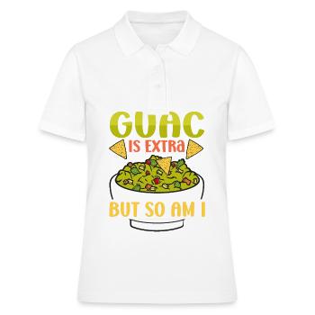 Avocat Guacamole Mexicain Mexique Latino - Polo Femme - blanc - Devant - Ailine (174cm)