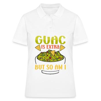 Avocat Guacamole Mexicain Mexique Latino - Polo Femme - blanc - Devant - Ailine (174cm)