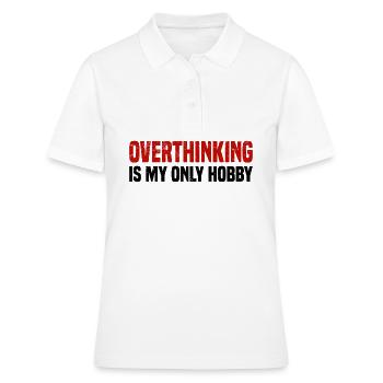 Misanthrop Menschenhasser Asozial Introvertiert - Frauen Polo Shirt - Weiß - Vorne - Ailine (174cm)