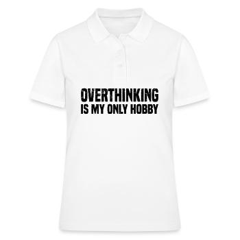 Misanthrop Menschenhasser Asozial Introvertiert - Frauen Polo Shirt - Weiß - Vorne - Ailine (174cm)