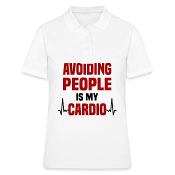 Misanthrop Menschenhasser Asozial Introvertiert - Frauen Polo Shirt - Weiß - Vorne - Ailine (174cm)