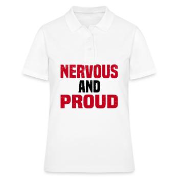 Misanthrop Menschenhasser Asozial Introvertiert - Frauen Polo Shirt - Weiß - Vorne - Ailine (174cm)