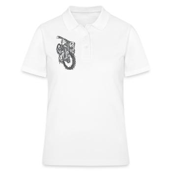 Tour de boue - Polo Femme - blanc - Devant - Ailine (174cm)