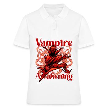 Réveil des vampires - Polo Femme - blanc - Devant - Ailine (174cm)