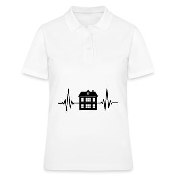 Agent immobilier Immobilier - Polo Femme - blanc - Devant - Ailine (174cm)