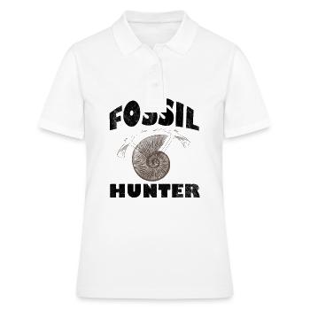 Fossilien Suche Ausdauer - Frauen Polo Shirt - Weiß - Vorne - Ailine (174cm)