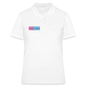 Always Together - Women's Polo Shirt - white - Front - Ailine (174cm)