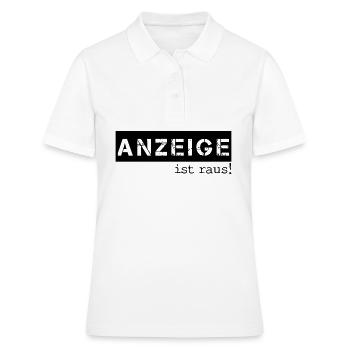 ANZEIGE IST RAUS - Frauen Polo Shirt - Weiß - Vorne - Ailine (174cm)