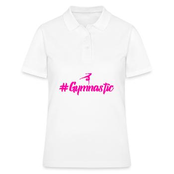 # gymnastic - Women's Polo Shirt - white - Front - Ailine (174cm)