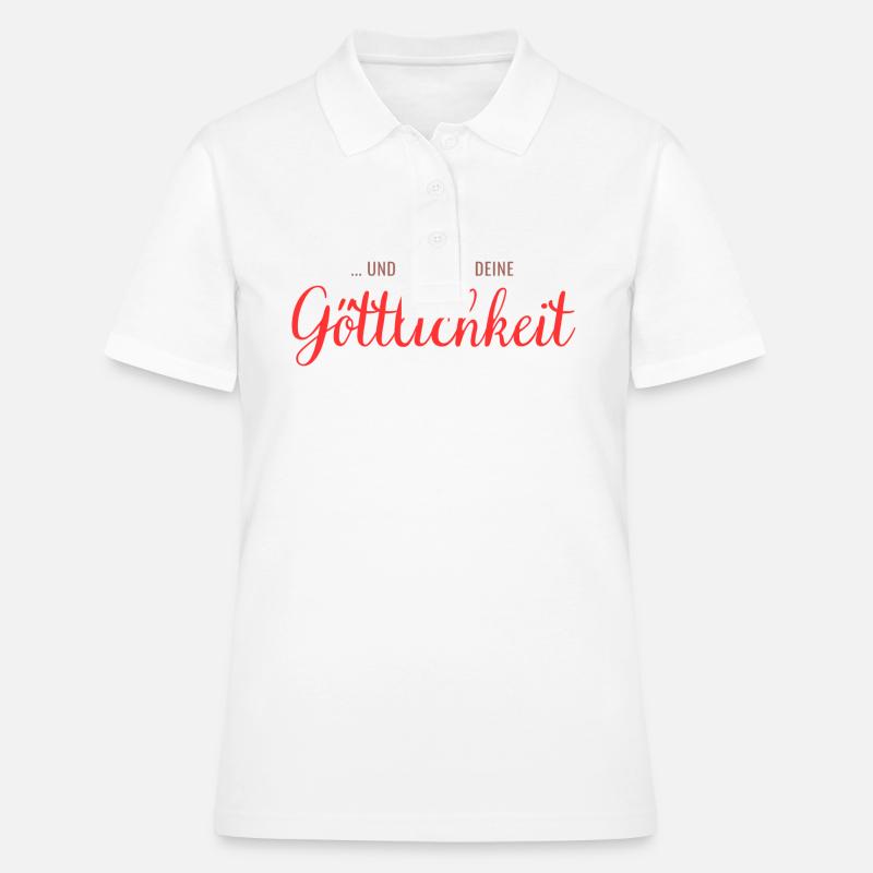 ... and discover your divinity - Women's Polo Shirt - white