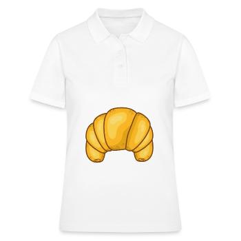 croissant - Polo Femme - blanc - Devant - Ailine (174cm)
