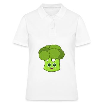 brocoli - Polo Femme - blanc - Devant - Ailine (174cm)