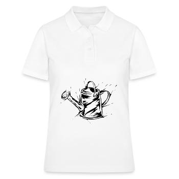 Arrosoir de pot de jardin - Polo Femme - blanc - Devant - Ailine (174cm)