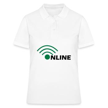en ligne - Polo Femme - blanc - Devant - Ailine (174cm)