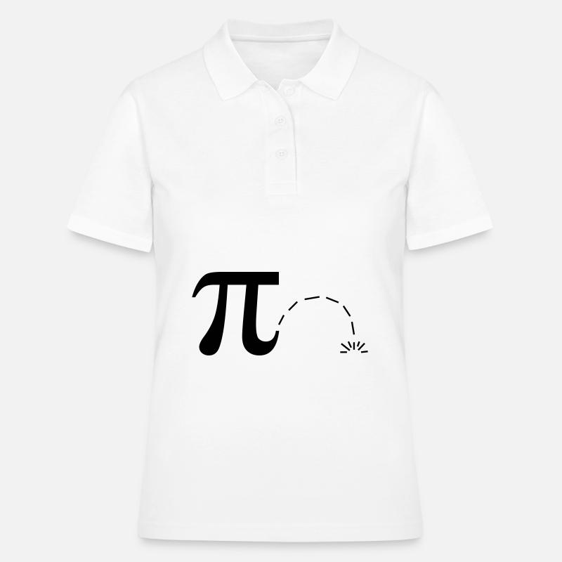 Math Pi Day Pi Pi - Women's Polo Shirt - white