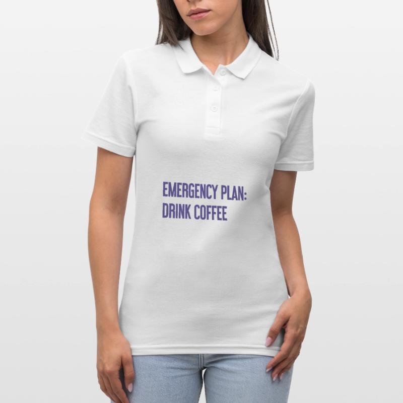 Coffee Contingency Plan Women's Polo Shirt