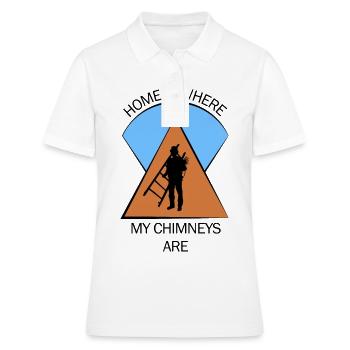 Chimney Sweep Chimney Sweep - Women's Polo Shirt - white - Front - Ailine (174cm)