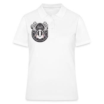 brûler - Polo Femme - blanc - Devant - Ailine (174cm)