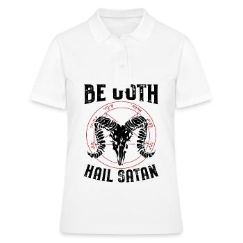 Proverbes du satanisme - Polo Femme - blanc - Devant - Ailine (174cm)