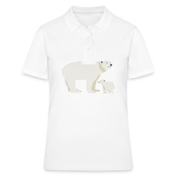 Wildtiere - Frauen Polo Shirt - Weiß - Vorne - Ailine (174cm)