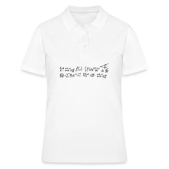 Formules mathématiques - Polo Femme - blanc - Devant - Ailine (174cm)