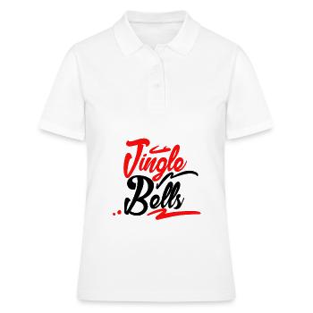 Jingle Bells Weihnachten - Frauen Polo Shirt - Weiß - Vorne - Ailine (174cm)