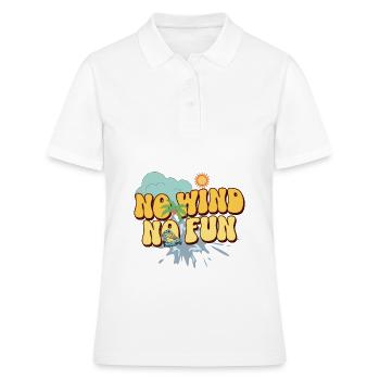 Kitesurf Kitesurfer Kiteboard - Frauen Polo Shirt - Weiß - Vorne - Ailine (174cm)