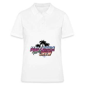 Mallorca Party Crew - Polo Femme - blanc - Devant - Ailine (174cm)