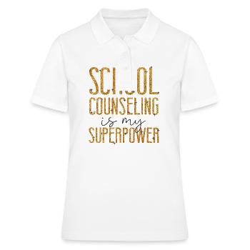 Conseiller scolaire Conseil scolaire - Polo Femme - blanc - Devant - Ailine (174cm)