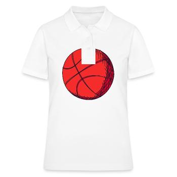 Ballsport - Frauen Polo Shirt - Weiß - Vorne - Ailine (174cm)