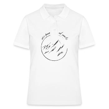 Montagnes / Panoramas et snacks - Polo Femme - blanc - Devant - Ailine (174cm)