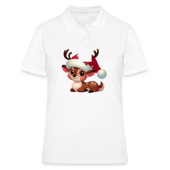 Rudolf 5 - Frauen Polo Shirt - Weiß - Vorne - Ailine (174cm)
